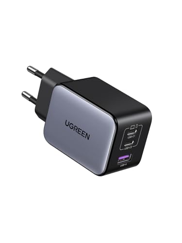 UGREEN Nexode X Carregador USB C GAN, alimentador tipo C compatível com Samsung Galaxy S24/S23 Ultra, MacBook, iPhone 16/15/14/13/12, Lenovo, ASUS, iPad Pro/Air, Steam Deck