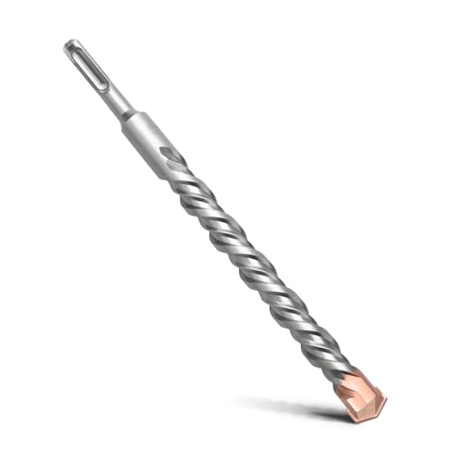 MOXPIFY Broca SDS Plus de hélice dupla, berbequim de percussão para betão, pedra natural, 20 x 210 mm