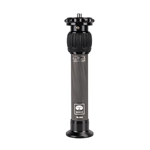 SIRUI Extensão universal de fibra de carbono para tripé, monopé, câmara DSL, tubo máximo de 320 mm, carga 15 kg - SL-200