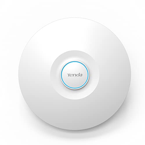 Tenda I29 WiFi 6, AX3000, Gigabit, Roaming WLAN, MU-MIMO, OFDMA, montagem no teto, administração, vários SSID, fonte de alimentação PoE, branco