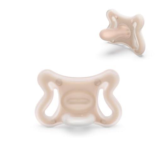Suavinex, SX Pro Chupeta recém-nascido, zero zero com cetina fisiológica para bebés - 2 a 2 meses - Mini chupeta, hipoalergénico para peles sensíveis, silicone Skin-Friendly, Light