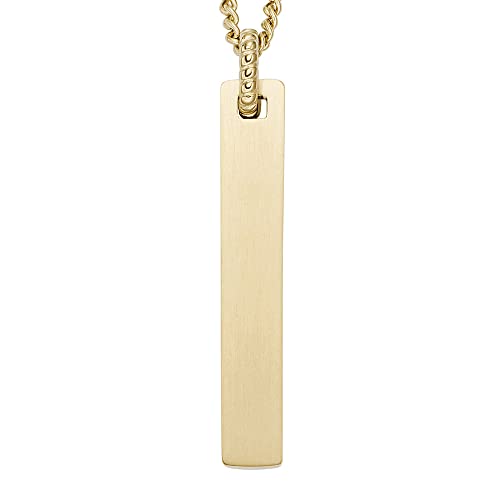 Fossil Colar para homem, Metal, Sem Pedra Preciosa