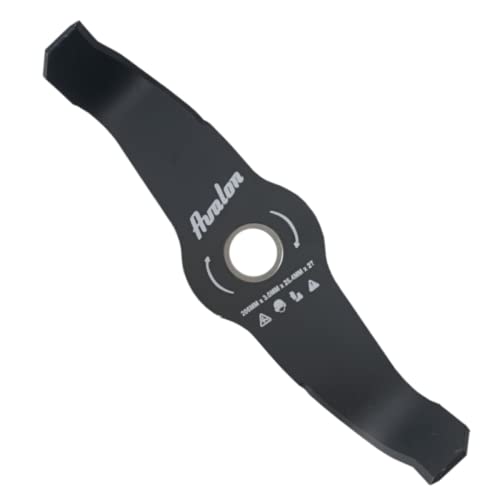 Avalon - Disco de 2 pontas curvo para desboçadora, lâmina para cortar sarça ou vegetação mais densa, aço de 3 mm