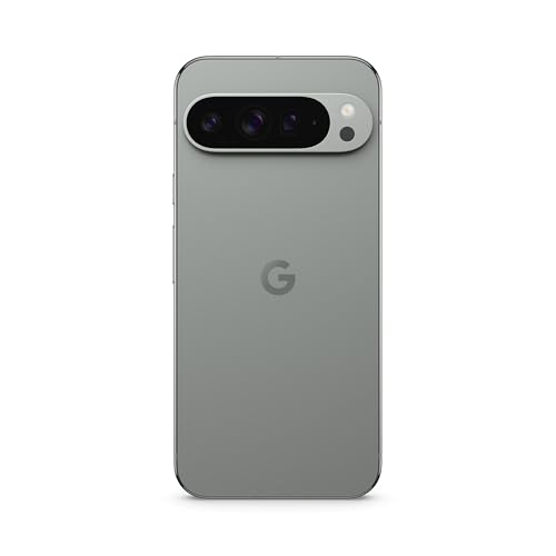 Google Pixel 9 Pro XL - Smartphone Android desbloqueado com Gemini, sistema de câmara traseira tripla, bateria com autonomia de 24 horas e ecrã super atuação de 6,8", verde líquen, 128 GB