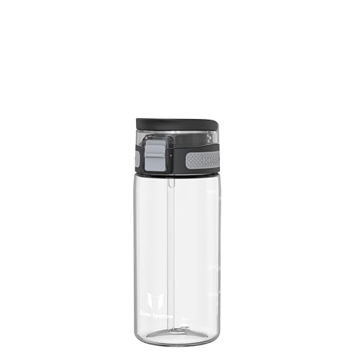 Super Sparrow Garrafa desportiva, TouchSip Garrafa de água, 500 ml/ 750 ml/ 1 l, Tritan garrafas com palhinha, sem BPA