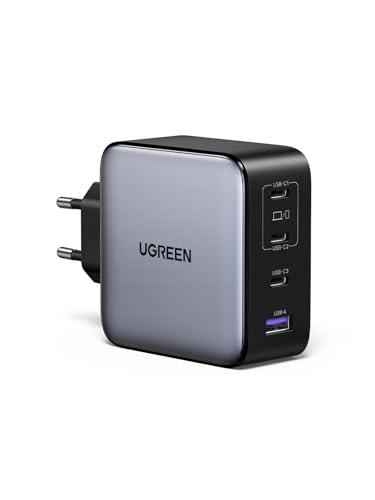 UGREEN Nexode Carregador de 200 W USB C rápido 140 W PD 3.1 adaptador de alimentação GaNInfinity compatível com iPhone 16 15 14 13 12, Galaxy PPS 45W S24 23 22, pixel, iPad, MacBook M444. 3 (M)