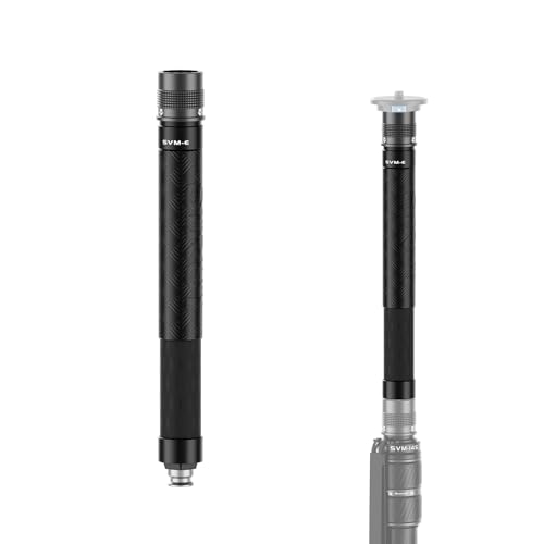 SIRUI SVM-E Poste de extensão monopé de fibra de carbono para câmaras das séries P e SVM, tubo de extensão de libertação rápida de 1 secção de 32 cm / 12,6"
