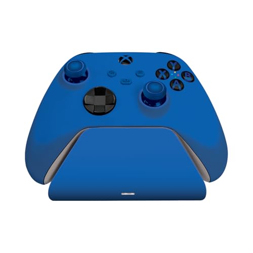 Razer Universal Quick Charging Stand (Robot Blue) - Suporte de carregamento rápido para comandos Xbox (carregamento rápido, compatibilidade universal para comandos novos e antigos) azul