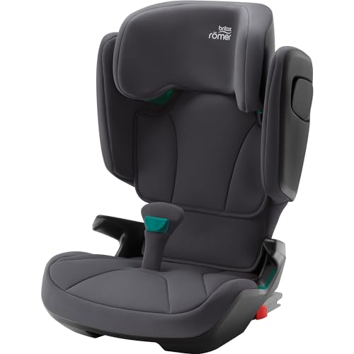 Britax Römer Cadeira de carro KIDFIX 2 Z-LINE, para crianças de 100 a 150 cm (i-Size) com e sem ISOFIX, 3,5-12 anos, cinzento meia-noite