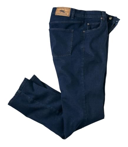 ATLAS FOR MEN - Calças de ganga regulares para homem - corte reto - Disponível em tamanhos grandes