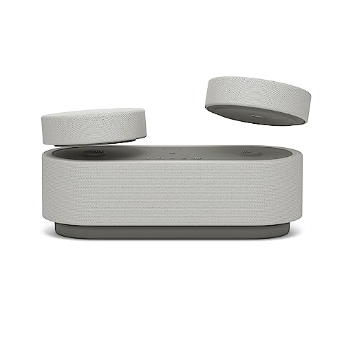 Sony HT-AX7 Sistema de som surround portátil para tablet, smartphone, computador portátil, projetor, bateria de 30 horas, conexão fácil com Bluetooth, cinzento