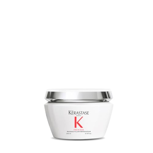 Kérastase, Première, Máscara reparadora, para cabelos danificados de médio a grosso, enriquecida com glicina, Masque Filler Réparateur, 200 ml