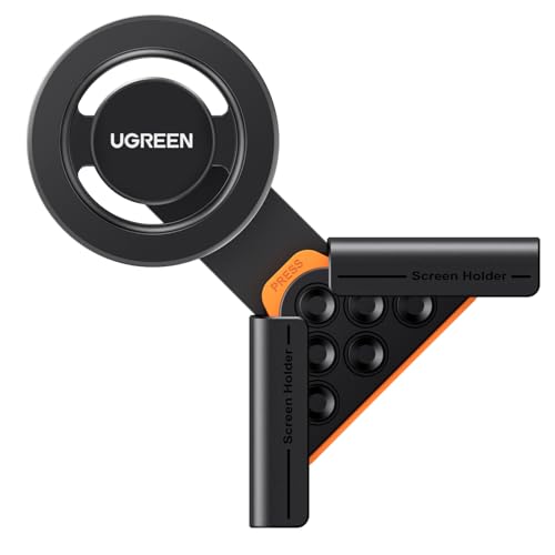 UGREEN Suporte móvel para carro Magsafe Tesla, suporte de telemóvel carro magnético de ecrã absorção de gel de sílica para acessórios Tesla Model 3 Model Y, para iPhone 16 15 14 13 e capa Magsafe