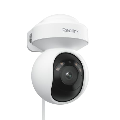 Câmara de segurança 4K PoE de Reolink IP exterior com visão noturna colorida, pão 355° e Inc 50°, rastreamento automático, detecção inteligente, áudio bidirecional, gravação 24/7, E1 Outdoor SE PoE