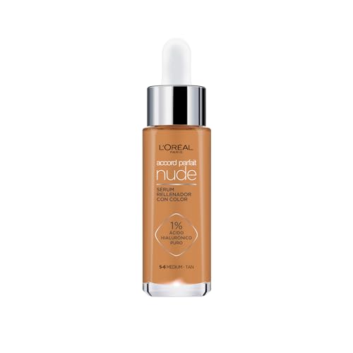 L'Oréal Paris Accord Parfait Sérum com cor com ácido hialurónico tom 5-6 Medium-Tan