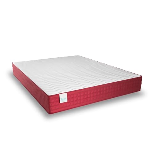 NALUI - Colchão viscoelástico reversível, 150 x 180 cm com sistema VISCONFORT, tecido Strech e tecido 3D respirável. Altura: ± 24 cm | Firmeza médio-alta | Adaptável | Fabricado em Espanha