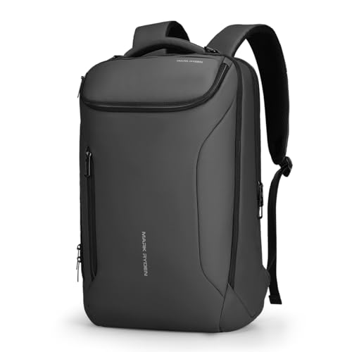 MARK RYDEN Mochila impermeável para homens portáteis. Mochila moderna para viagens universitárias ao ar livre com