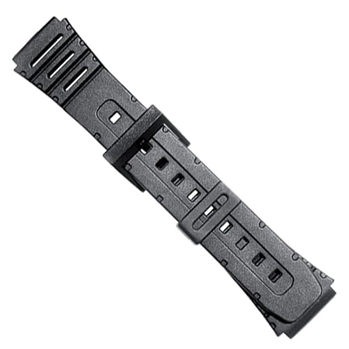 diloy Pulseira de relógio compatível com Casio 20 mm CA-53W CA-61W FT-100 W-52 W-72 W-86 W-720 Ref 259F1-71604130