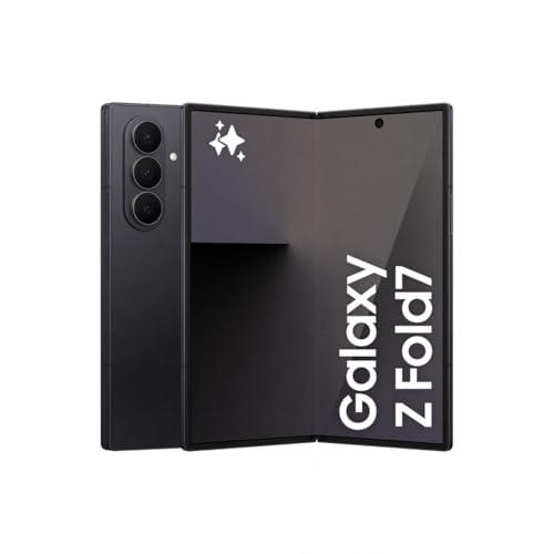 Samsung Galaxy Z Fold7 1TB - Galaxy AI, leve e dobrável, ecrã grande, câmara 200 MP, memória 12 GB, preto escuro, garantia do fabricante 3 anos + 1 ano extra (versão espanhola)