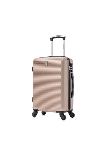 CELIMS - Malas leves aprovadas por mais de 100 companhias aéreas, para viajar com confiança, Champanhe, Bagagem de cabine