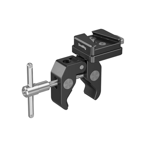 SMALLRIG Braçadeira em forma de caranguejo de montagem em V, 15 - 40 mm, braçadeira antiderrapante, suporte de carga de 1,5 kg, compatível com várias marcas de baterias de montagem em V - 5313