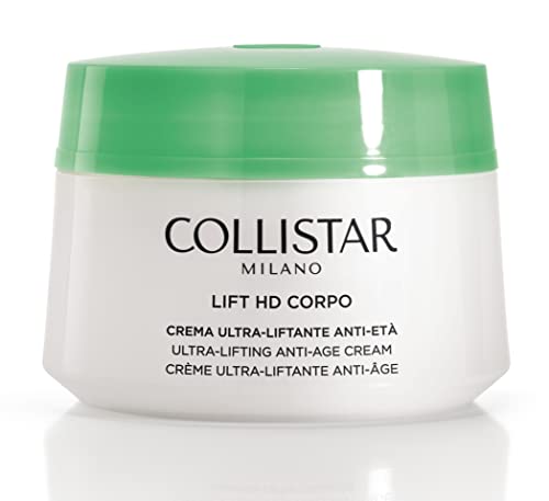 Collistar Lift HD Creme corporal, anti-envelhecimento, antioxidante e iluminadora, para braços, coxas, joelhos e decote, sem silicone, 400 ml