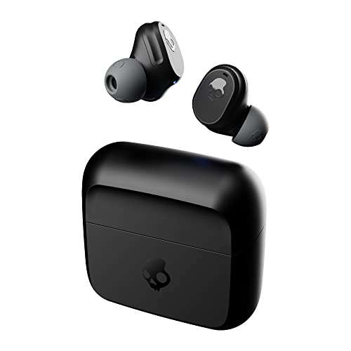 Skullcandy Mod Auriculares sem fios, 34 h de automonomia, microfone, compatíveis com iPhone Android e dispositivos Bluetooth - preto