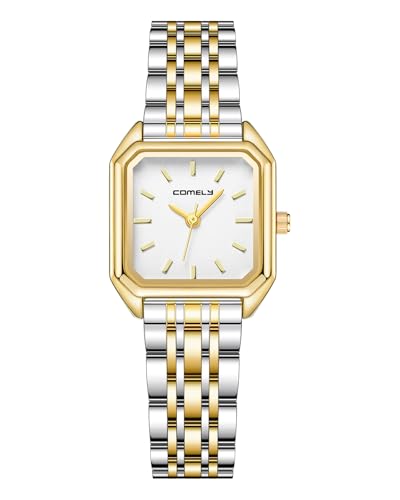 CIVO Relógio mulher aço inoxidável dourado prateado relógios pequeno analógico minimalista elegante presente para mulher
