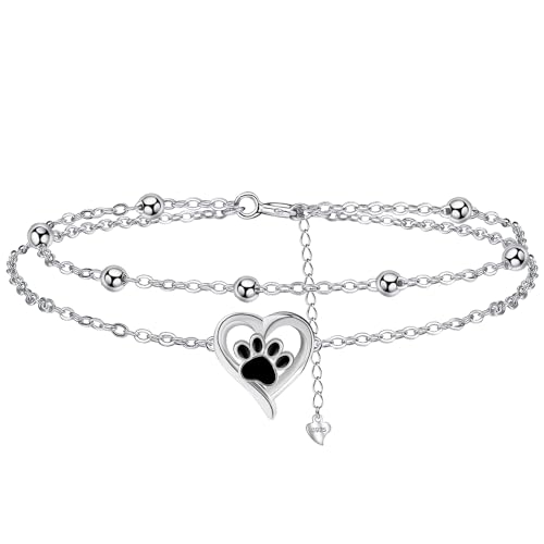 Yinsen Pulseiras para mulher prata de lei 925 para mulher com 3A zircónia cúbica pulseira, ajustável 17 4 cm pulseiras, presentes para mulheres