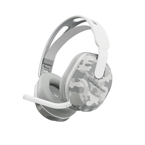 Turtle Beach Stealth 500 Camo Ártico Auriculares de Juego inalámbricos con 40 Horas Batería y Bluetooth para PS5, PS4, PC y móvil