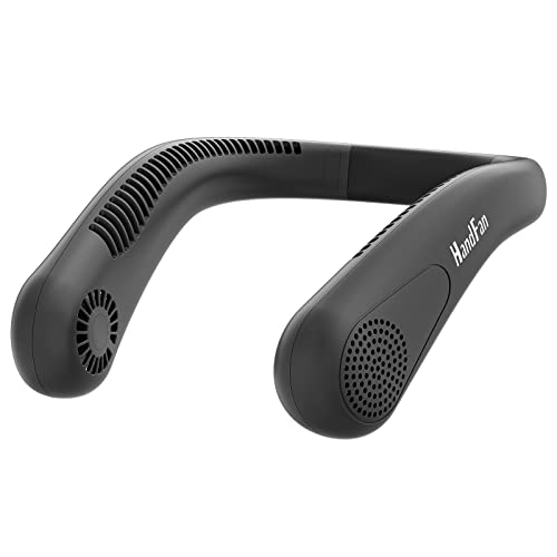 HandFan 5000 mAh ventilador portátil bateria recarregável, 3 velocidades, 15 horas de tempo de trabalho, mini ventilador USB para carro desporto escritório casa viajar acampar (preto, 5000 mAh)