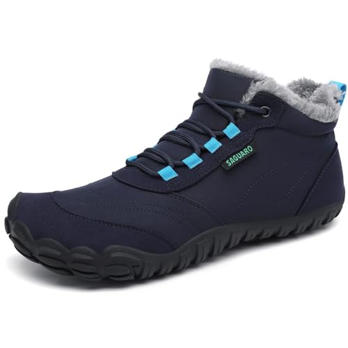 SAGUARO Barefoot botas inverno quente botas neve pour homem mulher Gr.36-48
