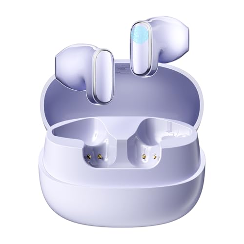 Blackview - Auriculares sem fios Bluetooth 5.4 com cancelamento de ruído, IP7 impermeável, bateria de 40H, som com graves profundos, para corrida/ginásio, compatível com iPad/PC