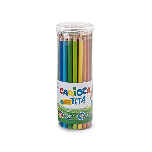Carioca Lápis TITA, 50 unidades, multicolorido
