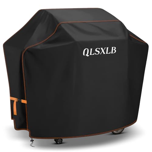 QLSXLB Capa churrasqueira exterior impermeável, 420D Oxford cobertura para churrasco de grelha 152 x 68 x 119 cm, capas protetoras para churrasco anti-vento/anti-pó/anti-humidade/anti-UV, preto