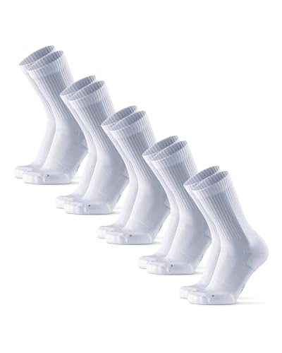 DANISH ENDURANCE Meias de corrida altas, anti-rozaduras, para corrida de longa distância, para homem e mulher, 3 ou 5 pacotes