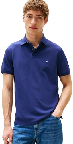 Tommy Hilfiger Polo de manga curta para homem 1985 Regular Fit