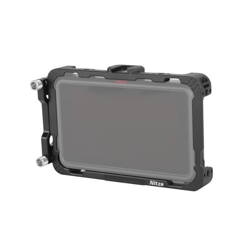 Nitze Gaiola para Atomos Ninja/Ninja Ultra/Ninja V/Ninja V Plus/Shinobi com braçadeira de cabo HDMI e NATO Rail- JT-A02A