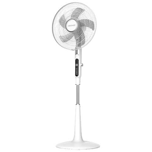 Cecotec Ventoinha de pé com controlo remoto, EnergySilence 1600 mosquito. 65 W, função repelente de mosquitos, temporizador, controlo tátil, ecrã LED, 10 velocidades e 3 modos
