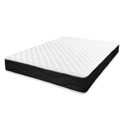 amuéblate online - Colchão viscoelástico Vénus reversível (rosto inverno e verão) firmeza-dureza média-alta, espessura de 20 cm, anti-ácaros, anti-bacarias e hipoalergénico, 135 x 190