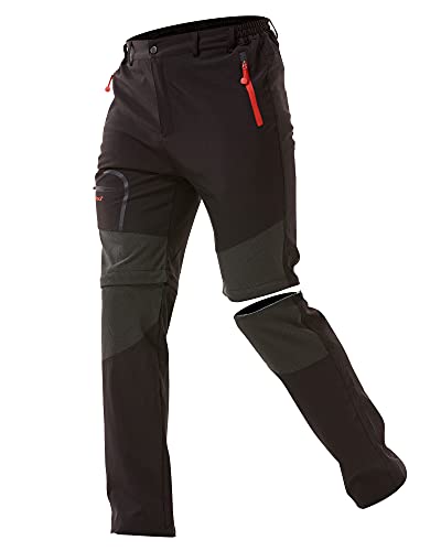 ZOEREA Calções ao ar livre para homem descapotável calções Trekking montanha escalada caminhadas secagem rápida calções funcionais