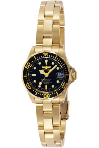 Invicta Pro Diver Relógio quartzo para mulher de aço inoxidável - 24 mm