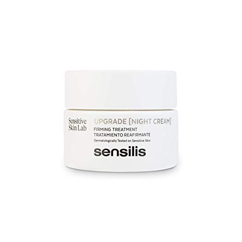 Sensilis Upgrade - Creme noturno afirmante, regenerador e anti-envelhecimento para peles sensíveis, 50 ml