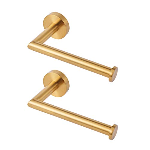 HITSLAM porta-rolos para papel higiénico aço inoxidável suporte de rolos de papel higiénico porta-rolos de papel higiénico porta-rolos casa de banho montado na parede com parafusos para casa de banho,