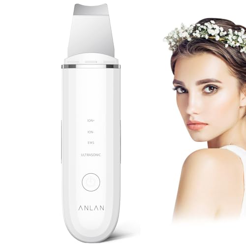 ANLAN Esfoliante ultrassónico, para limpeza e cuidado facial