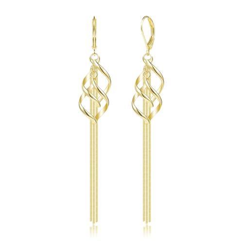 ALEXCRAFT Brincos mulher prata compridos, brincos pendentes pérolas prata 925, elegante, leves, hipoalergénicos, para festa, banquete, presentes de joalharia