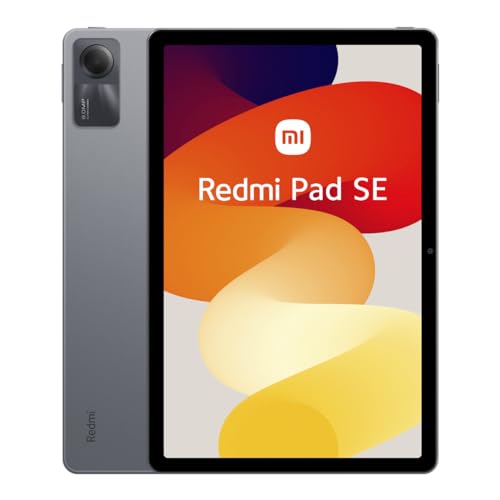 Xiaomi Redmi Pad SE Tablet FHD de 11" (Snapdragon 680, 4 GB de RAM, 128 GB de ROM, WiFi + Bluetooth 5.0, bateria de 8000 mAh, carregador não incluído), cinzento (versão ES)