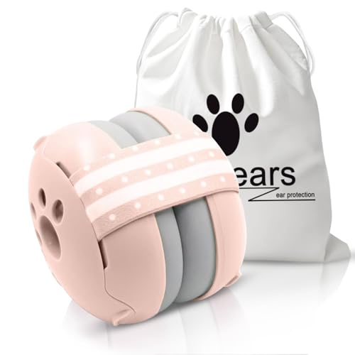 Tarleys Protectores Auditivos para Bebes y Niños de 0 a 36 meses - Reducción de Ruido de 27dB - Cascos Bebe Antirruido - Orejeras Antirruido con Bolsa de Transporte - Orejeras Ajustables.