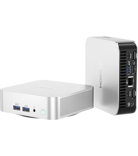 GEEKOM A6 Mini PC com AMD Ryzen 7 6800H, Radeon 680M, 32 GB DDR5, 1 TB SSD, mini computador, Wi-Fi 6E, USB4 x 2, suporte 4 ecrãs 4K, Windows 11 Pro, chassis de metal compacto, Puzzano erto LAN 2.5 5