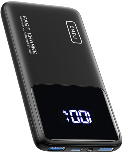 INIU Power Bank, 22,5 W 10000 mAh bateria externa de carregamento rápido, bateria portátil PD3.0 QC4.0 Powerbank USB C Input&Output compatível com iPhone 16 15 14 13 12 Pro MAX Plus Samsung S22 21/P